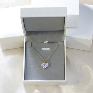 C18 - Adjustable necklace with set pendant stone C18 - Adjustable necklace with set pendant stone