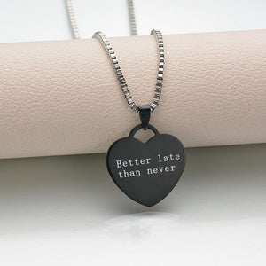 C016 Personalsierter Herzanhänger mt Laser eingraviert C016 Personalsierter Herzanhänger mt Laser eingraviert