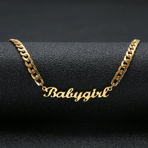 Name necklace ladies Hip hop necklace Name necklace ladies Hip hop necklace