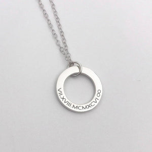 C23 - Exclusive personalized ring necklaces in 925 silver C23 - Exclusive personalized ring necklaces in 925 silver