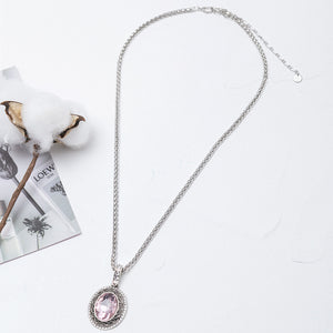 C19 - Elegant necklace - antique silver - in luxury style C19 - Elegant necklace - antique silver - in luxury style