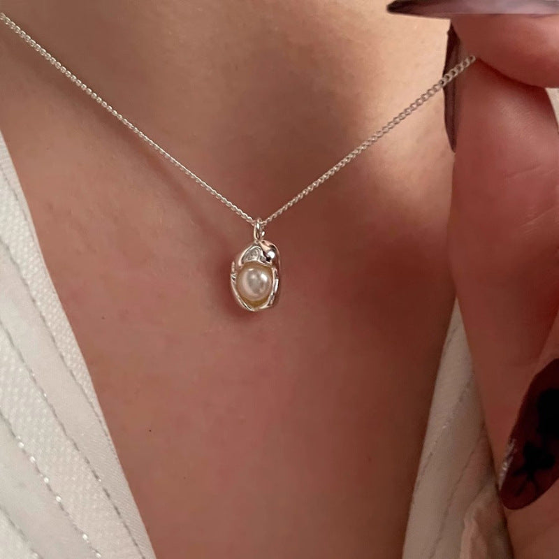 C036 Retro Halskette aus 925er silber