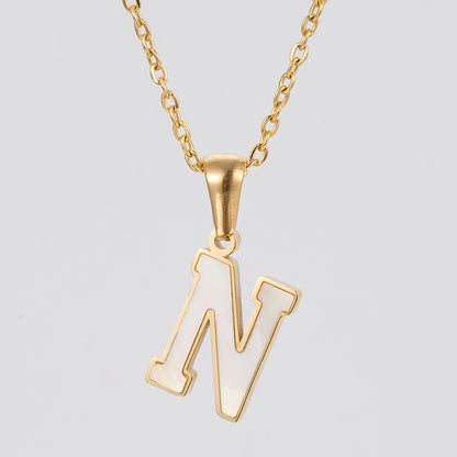 C90 - Your initials-18K gold plated