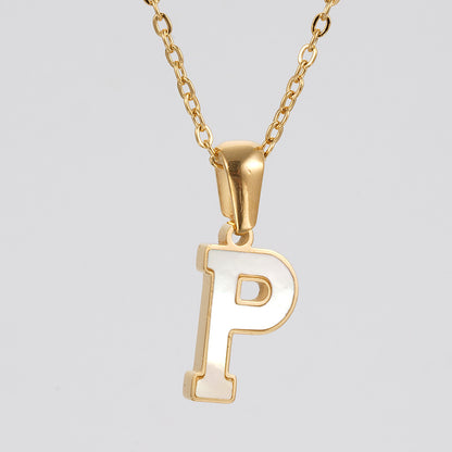 C90 - Your initials-18K gold plated