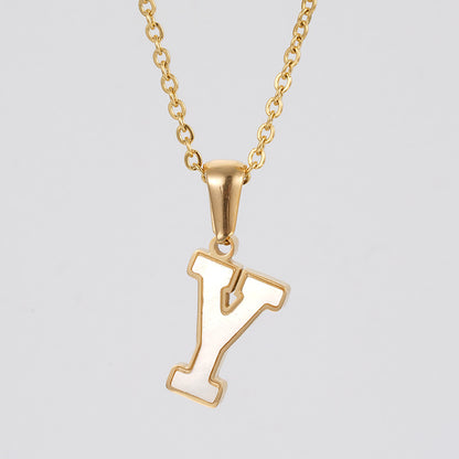 C90 - Your initials-18K gold plated