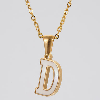 C90 - Your initials-18K gold plated