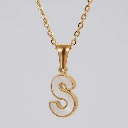 C90 - Your initials-18K gold plated