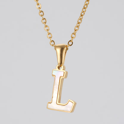 C90 - Your initials-18K gold plated