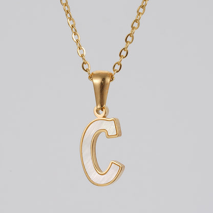 C90 - Your initials-18K gold plated