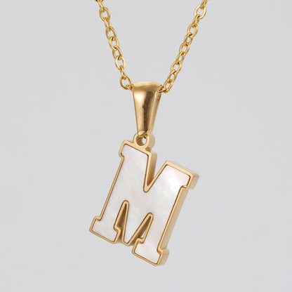 C90 - Your initials-18K gold plated