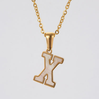 C90 - Your initials-18K gold plated