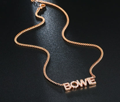 C26 - Personalized name necklace with your desired text