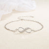 C68 - Infinity-Armband in 925 Sterling Silber