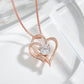 C49 - Zircon Double Love Necklace