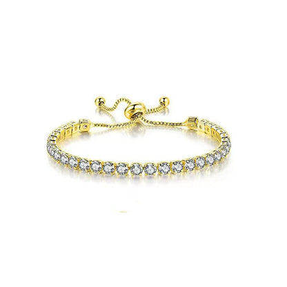 C87 - Ladies bracelet with white zircon