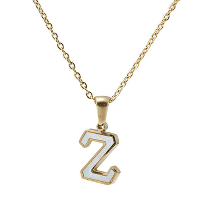 C90 - Your initials-18K gold plated