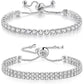 C87 - Ladies bracelet with white zircon